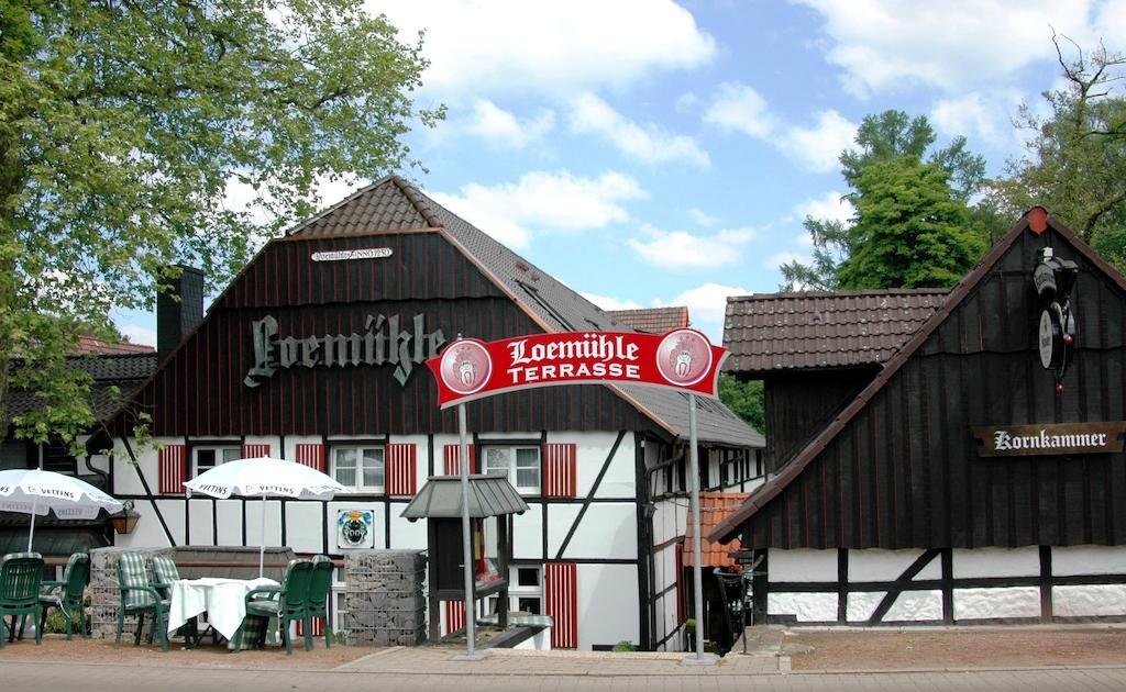 Hotel&Gastropark Loemühle-Restaurant-Biergarten Marl Exterior foto